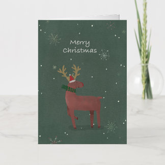 クリスマスカード 箔グリーティングカード