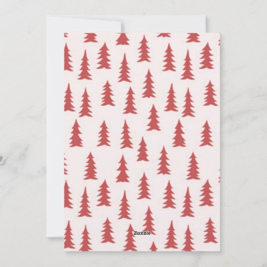 クリスマスカード 結婚承諾発表 (裏面)