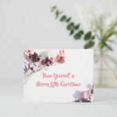 クリスマスカード – 美しいバラ シーズンポストカード (スタンド正面)