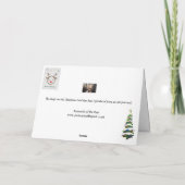 クリスマスカード – 聖歌隊、エリー大聖堂 (裏面)