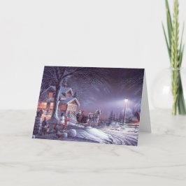 クリスマスカード：聖降誕祭お目出とう シーズンカード