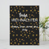 クリスマスカード 調和  メリークリスマス Frohe Wiihnachten (スタンド正面)