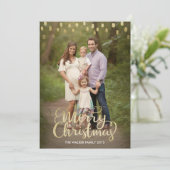 クリスマスカード(金ゴールド箔) シーズンカード (スタンド正面)