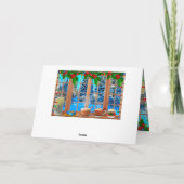 クリスマスカード 雪 (裏面)