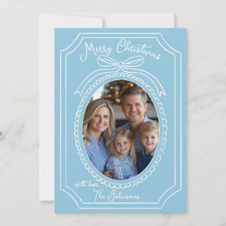 クリスマスカード（青） シーズンカード