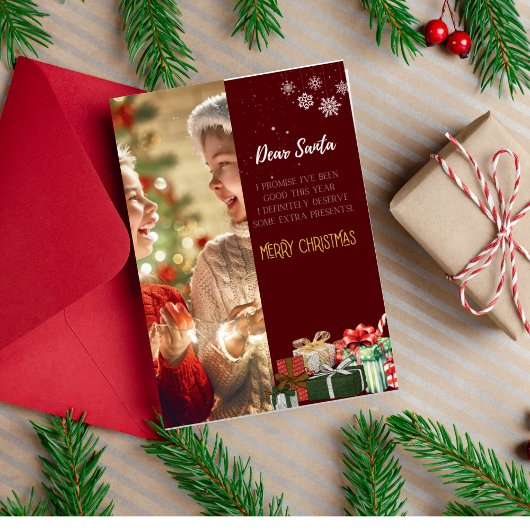 クリスマスカード 面白いサンタ - ホリデーカード 招待状