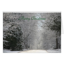 クリスマスカード、高精細な写真雪のシーン