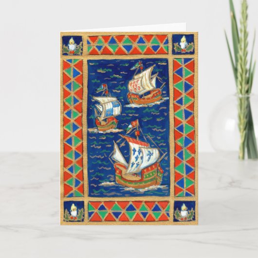 クリスマスカード – 3隻 (正面)