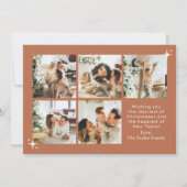 クリスマスカード | Bohoクリスマスカード 招待状 (裏面)