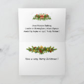 クリスマスカード – GWR 表現列車 (内部)