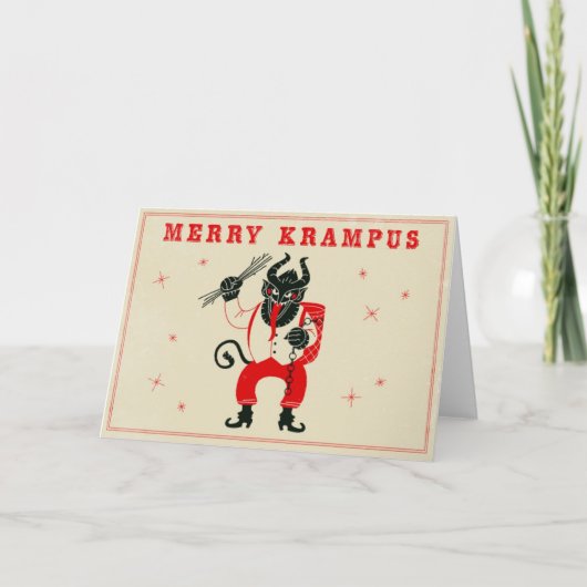 クリスマスカード – Krampus (正面)