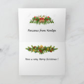 クリスマスカード – Penzance from Newlyn (内部)