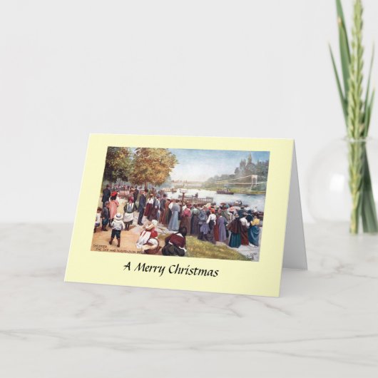 クリスマスカード – River Dee at Chester (正面)