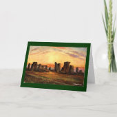 クリスマスカード – Stonehenge (正面)