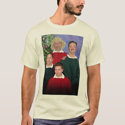 クリスマスカード Tシャツ (正面)