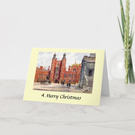 クリスマスカード – The Quadrangle, Eton College (正面)