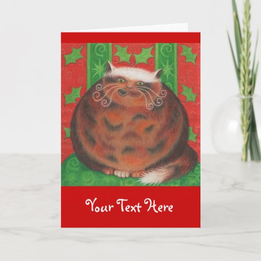 クリスマスカード「Your Text」グリーティングカード シーズンカード (正面)