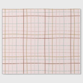 クリスマスカーブ – ピンク以上 ラッピングペーパー (フラット)