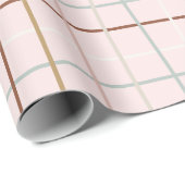 クリスマスカーブ – ピンク以上 ラッピングペーパー (ロールコーナー)