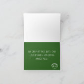 クリスマスカーユーモアのあるドをお願い カード (内部)