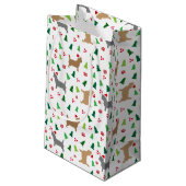 クリスマスカーンテリアードッドライデイツリー スモールペーパーバッグ (裏面アングル)