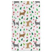 クリスマスカーンテリアードッドライデイツリー スモールペーパーバッグ (正面)