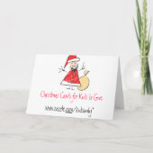 クリスマスカー子供へド交換 シーズンカード (裏面)