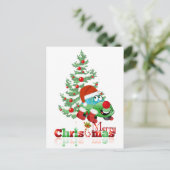 クリスマスカー漫画はがき シーズンポストカード (スタンド正面)