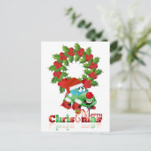 クリスマスカー漫画カード シーズンポストカード (スタンド正面)