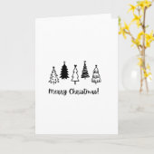 クリスマスカー空白のド – 内部 – メッセージのカスタム追加 カード (黄色い花)