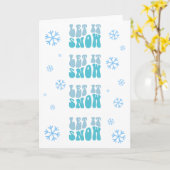 クリスマスカー空白のド – 内部 – メッセージのカスタム追加 カード (黄色い花)