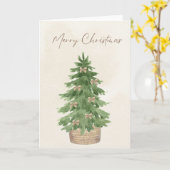 クリスマスカー空白のド – 内部 – メッセージのカスタム追加 カード (黄色い花)