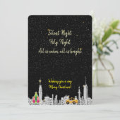 クリスマスカー静かドの夜の聖なる夜 シーズンカード (スタンド正面)