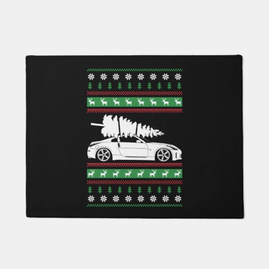 クリスマスカー ドアマット (正面)