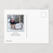 クリスマスカー |ホリデーカード シーズンポストカード (裏面)