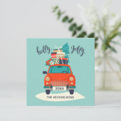 クリスマスカー | ホリデー写真カード シーズンカード (スタンド正面)