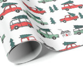 クリスマスカー ラッピングペーパー (ロールコーナー)