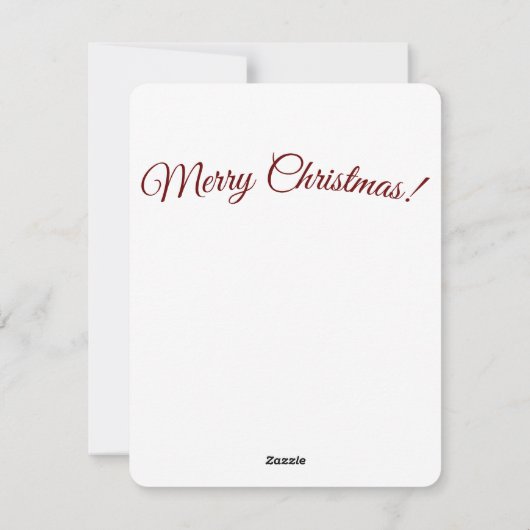 クリスマスカ子供へード シーズンカード (裏面)