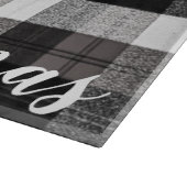 クリスマスガラスのカッティングボードレッドクリスマストラック カッティングボード (角)