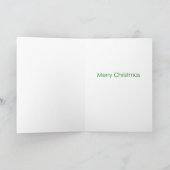 クリスマスガーデン – クリスマスおもしろいの詩 シーズンカード (内部)