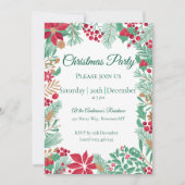 クリスマスガーデン | パーティの招待状 招待状 (正面)