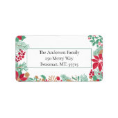 クリスマスガーデン | ラベル (正面)