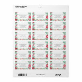 クリスマスガーデン | ラベル (フルシート)