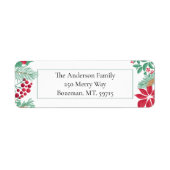 クリスマスガーデン | ラベル (正面)