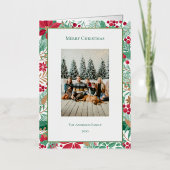 クリスマスガーデン | 箔シーズンカード (正面)
