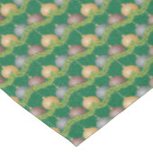 クリスマスガーランドとオーナメントのホリデーパターン テーブルクロス (アングル)