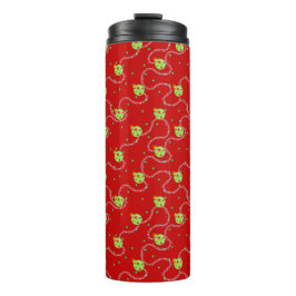 クリスマスガーランドとオーナメント_red タンブラー