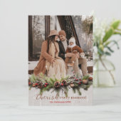 クリスマスガーランドと射撃、 発砲スターズ シーズンカード (スタンド正面)