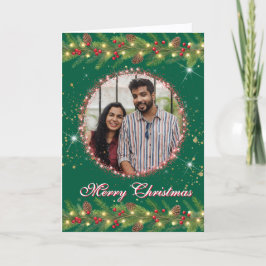 クリスマスガーランドの写真 シーズンカード