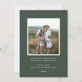 クリスマスガーランドの写真 シーズンカード (裏面)